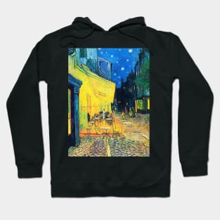 Café Terrace at Night Hoodie